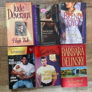 Steamy Romance Novel Vintage Bundle Books Paperback Smut Love Stories
